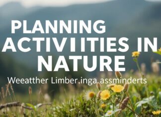 Doğada Etkinlikler Planlamak: Hava Durumu ve Diğer Önemli Unutulmazlar Planning Activities in Nature: Weather and Other Important Reminders