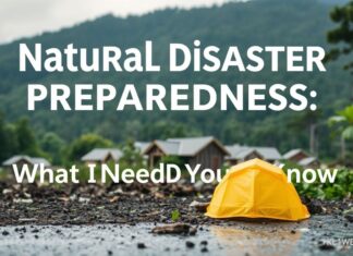 Doğal Afetlere Karşı Hazırlık: Bilinmesi Gerekenler Natural Disaster Preparedness: What You Need to Know