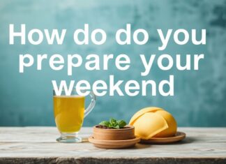 Hafta Sonu Planlarınızı Nasıl Hazırlıyorsunuz? How do you prepare your weekend plans?
