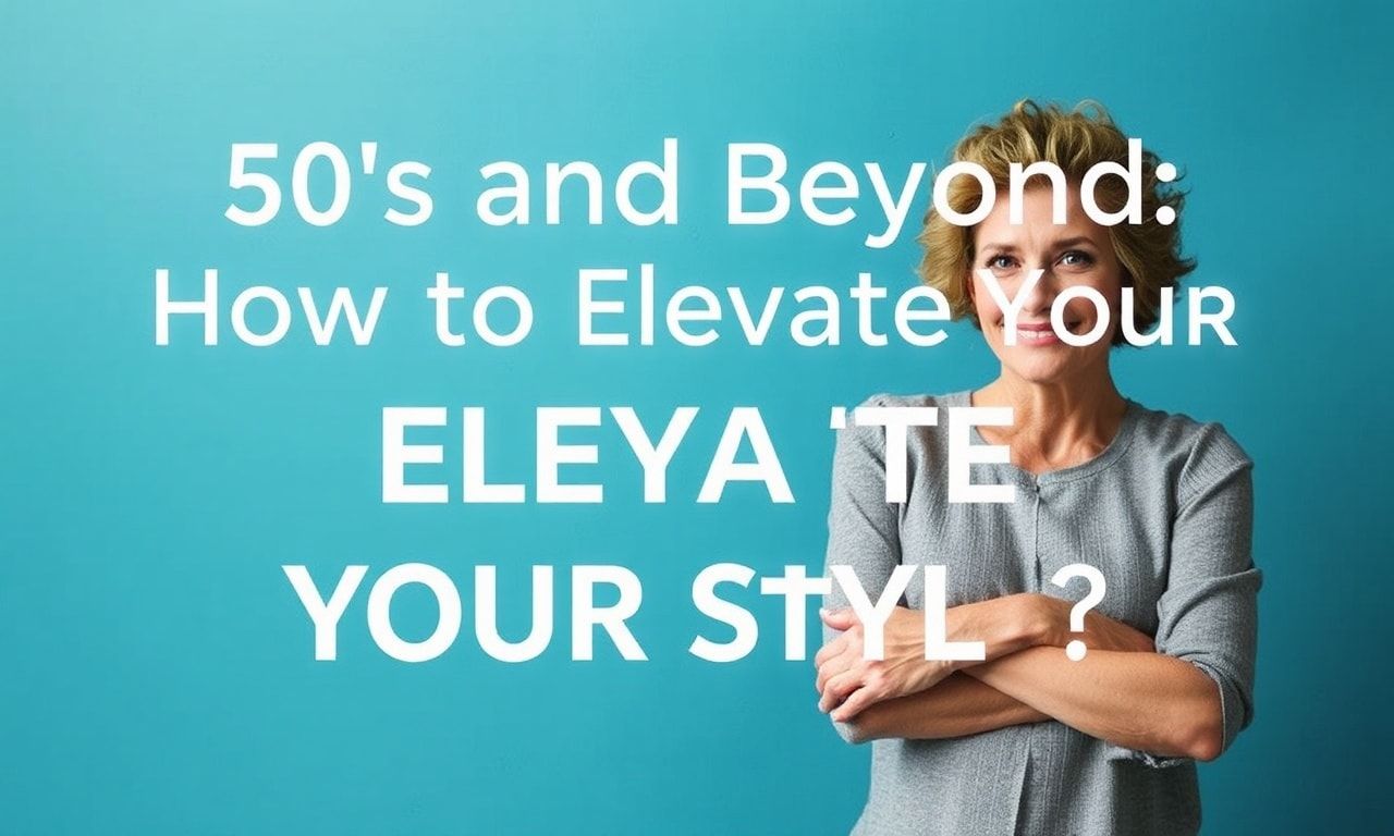 50'li Yaşlar ve Sonrası: Stilinizi Nasıl Yükselteceksiniz?