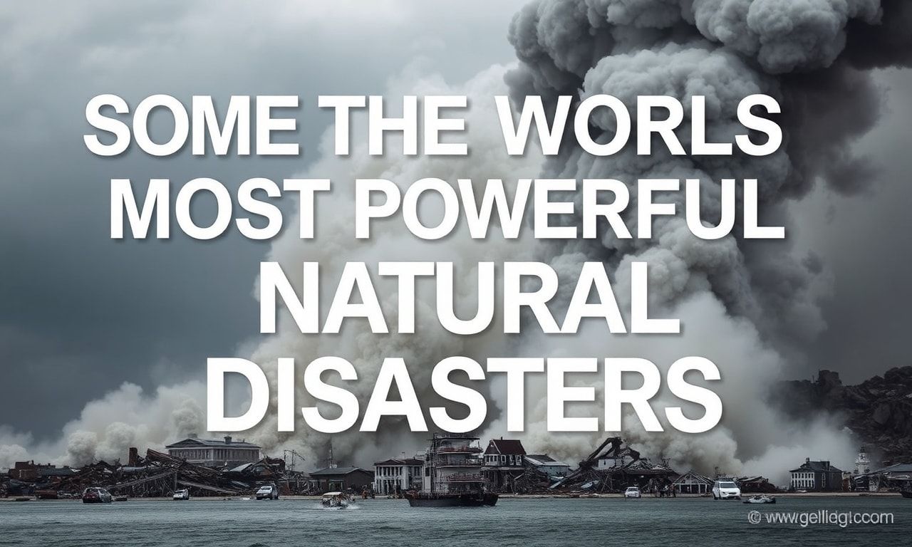 Dünyanın En Güçlü Doğal Afetlerinden Bazıları
