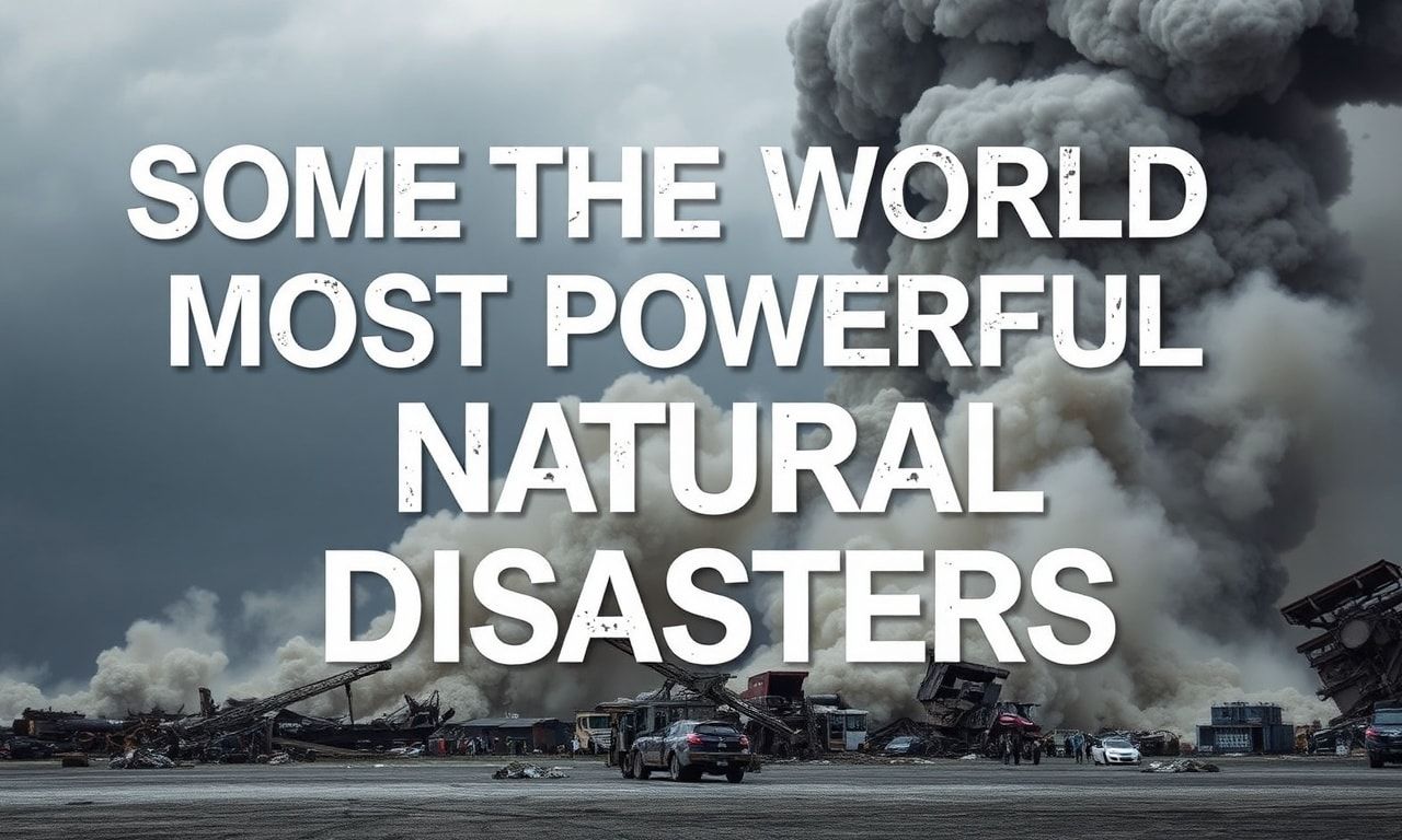 Dünyanın En Güçlü Doğal Afetlerinden Bazıları