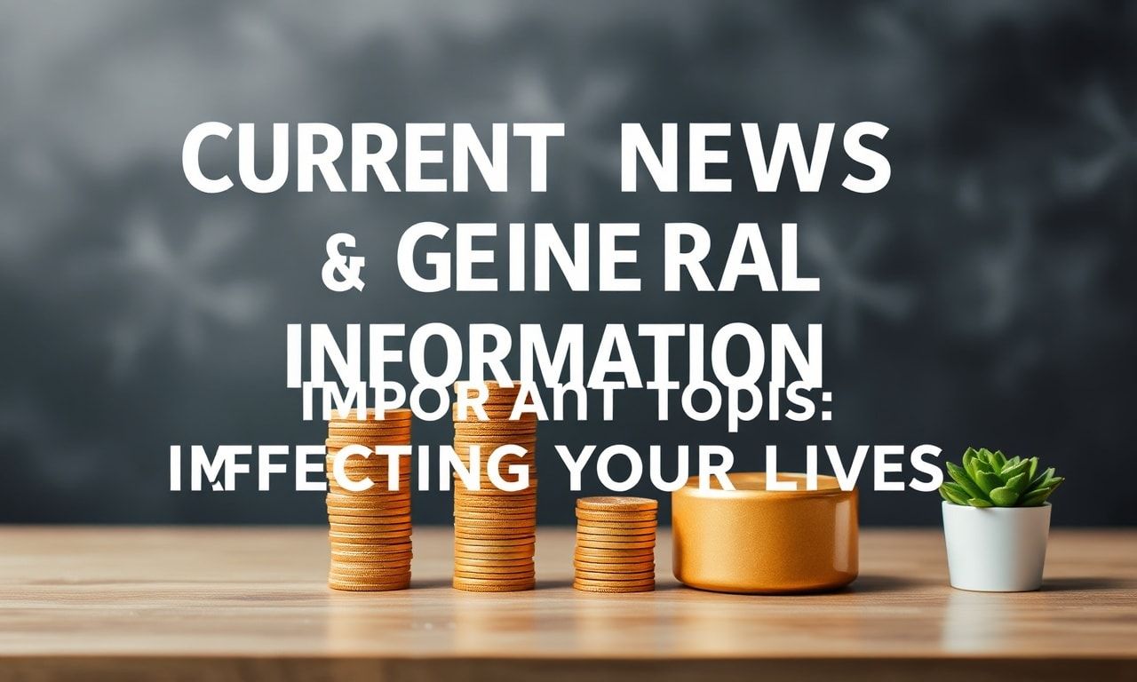 Güncel Haberler ve Genel Bilgi: Hayatımızı Etkileyen Önemli Konular