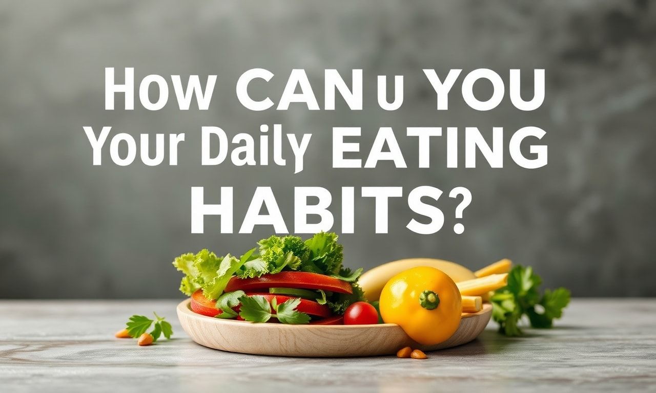 Günlük Beslenme Alışkanlıklarınızı Nasıl İyileştirebilirsiniz?