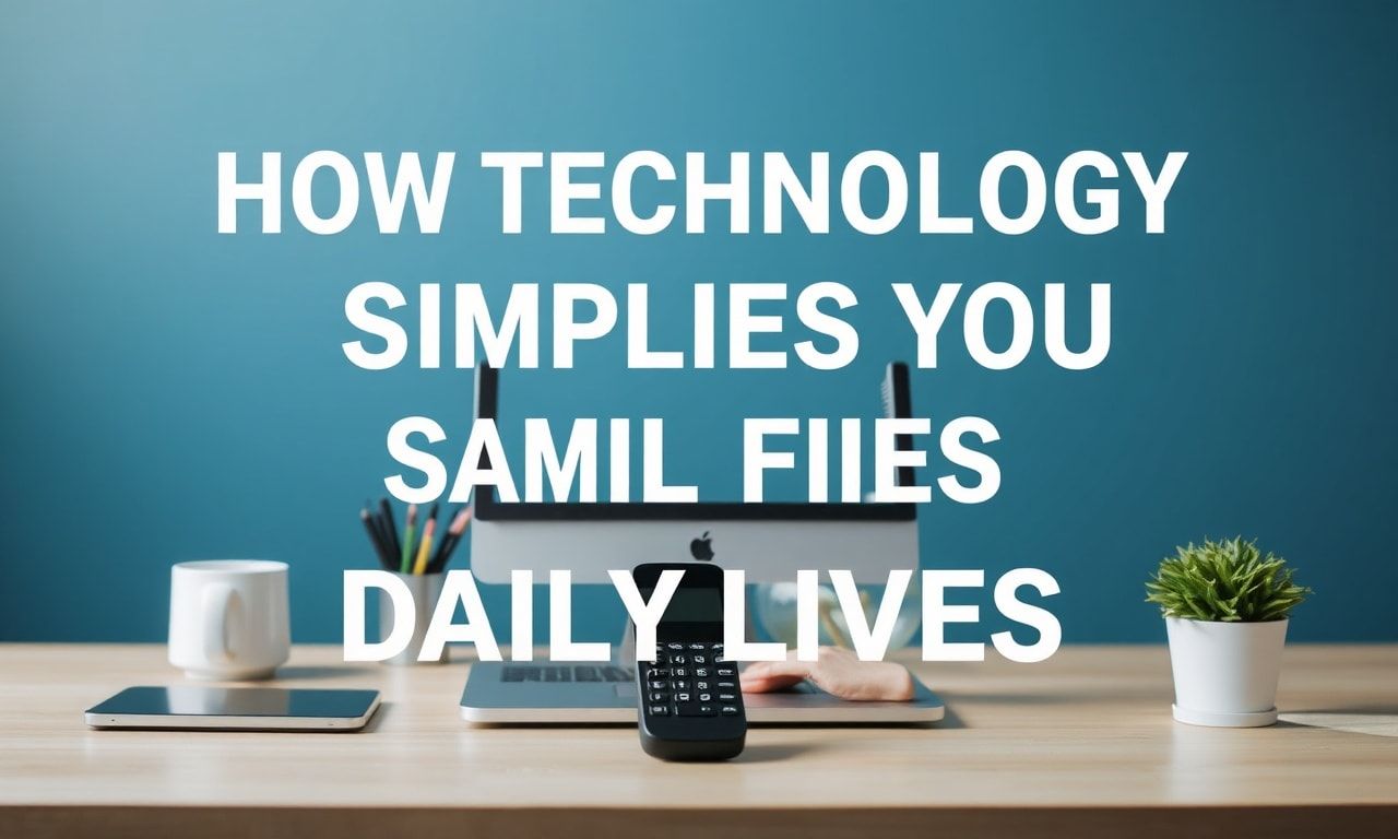 Günlük Hayatımızı Nasıl Kolaylaştıran Teknoloji