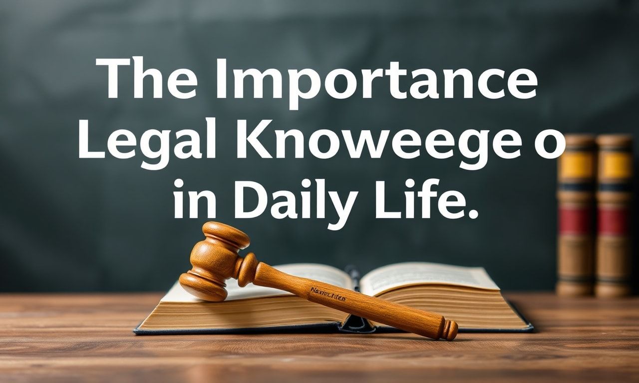 Günlük Hayatta Hukuki Bilgilerin Önemi