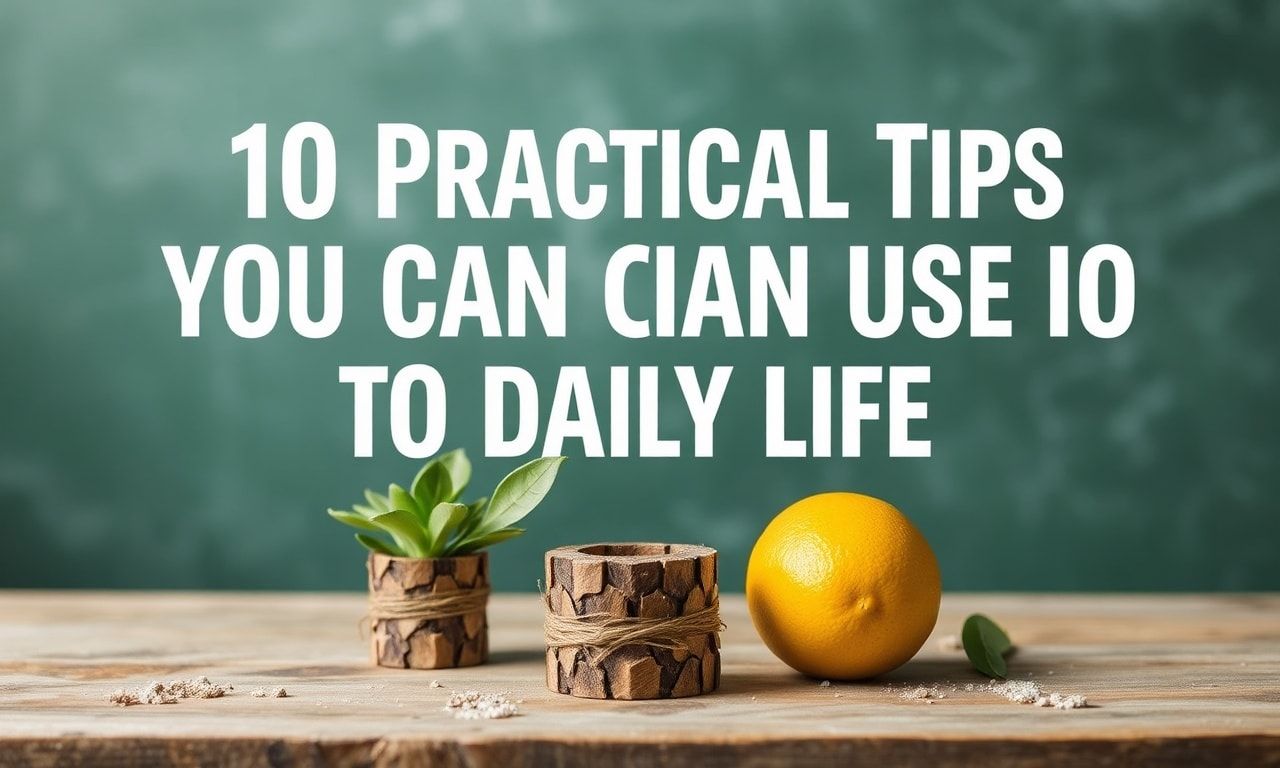 Günlük Hayatta Kullanabileceğiniz 10 Pratik İpuçları