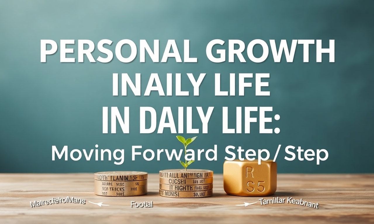 Günlük Yaşamda Kişisel Gelişim: Adım Adım İleri Gitmek