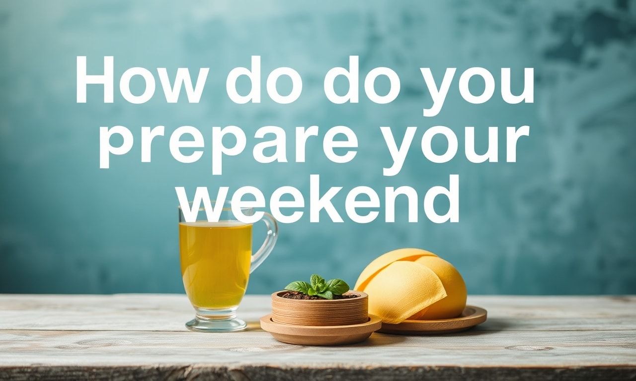 Hafta Sonu Planlarınızı Nasıl Hazırlıyorsunuz?