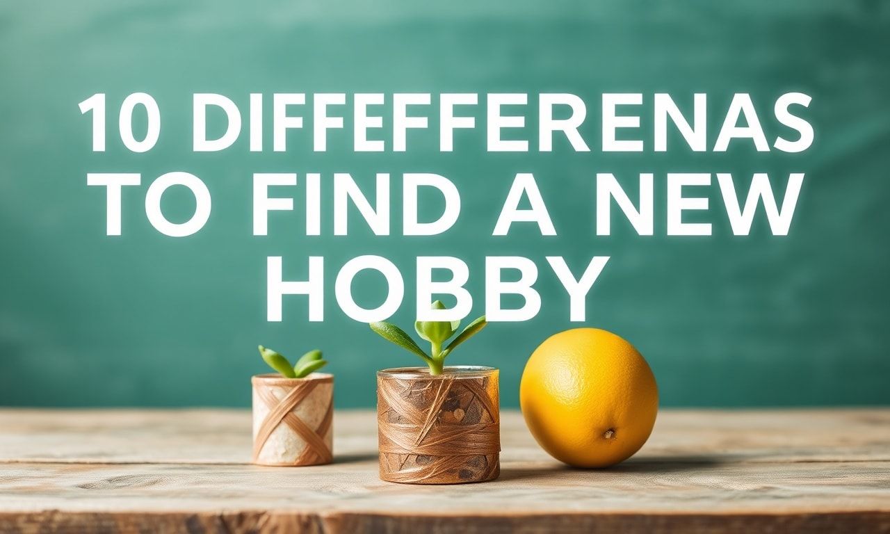 Yeni Hobi Bulmak İçin 10 Farklı Fikir